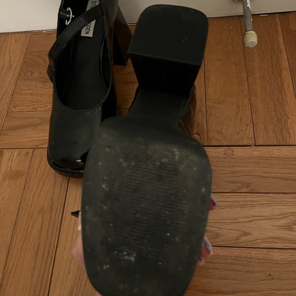 Steve Madden mary Jane block heels size 8 - Picture 4 of 6